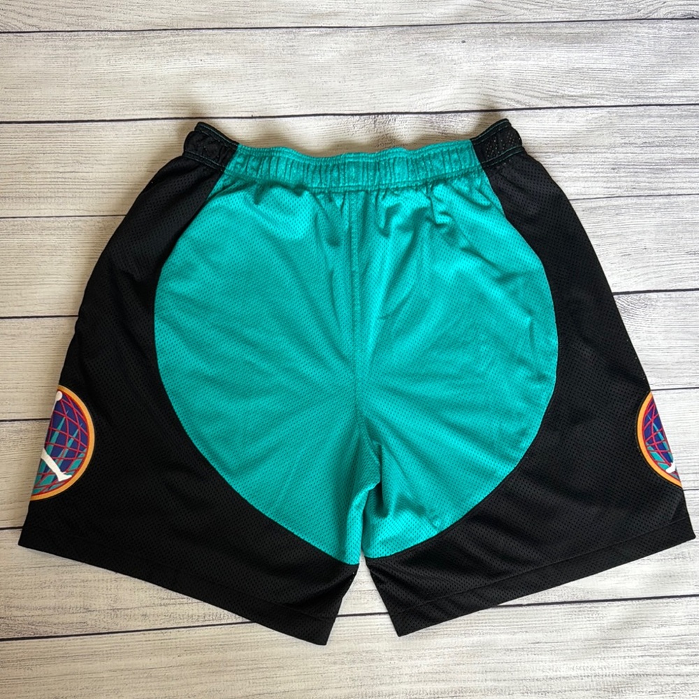 Jordan Brand Teal and Black Athletic Shorts XXL - Picture 2 of 6